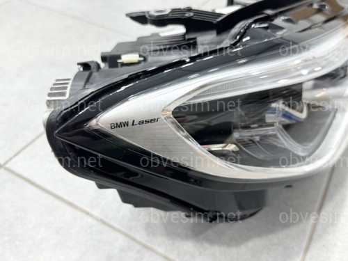 Фары Laser BMW 3 series G20 / G21 2018-2022, 2 РЕЖИМА ДХО БЕЛЫЕ / ЖЕЛТЫЕ