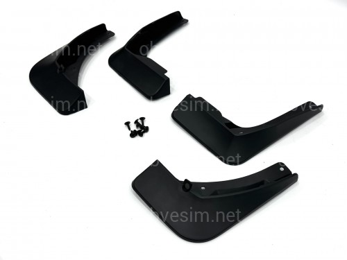 Брызговики Volkswagen Passat B9 2023+, комплект 4шт.