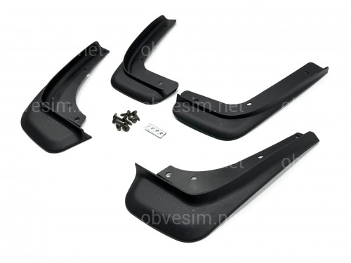 Брызговики Volvo C30 2009-2012, комплект 4 шт.