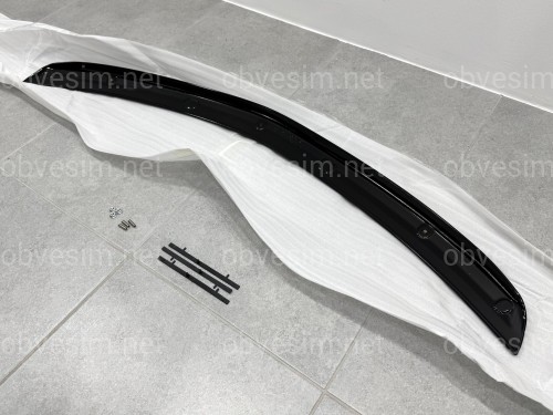 Спойлер лип багажника Mazda 3 седан 2009–2013 ABS пластик, цвет черный глянец