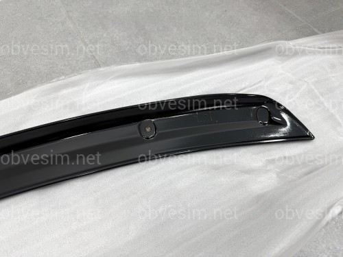 Спойлер лип багажника Mazda 3 седан 2009–2013 ABS пластик, цвет черный глянец