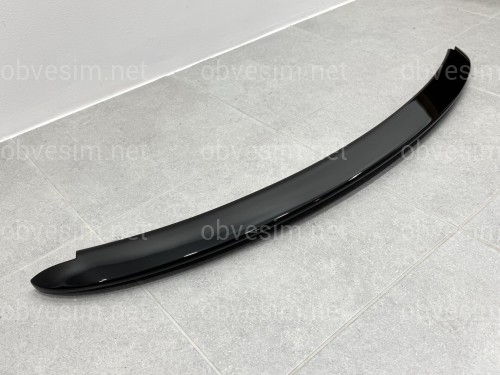 Спойлер козырек на крышку багажника Toyota Yaris 2005-2010 ABS пластик, цвет черный глянец