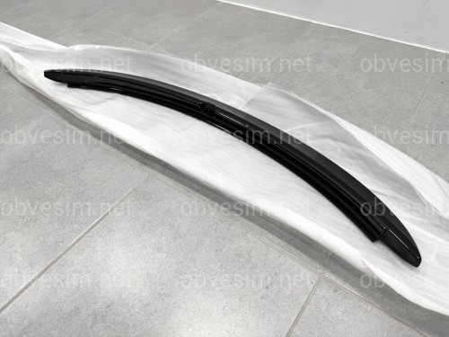 Спойлер козырек на крышку багажника Toyota Yaris 2005-2010 ABS пластик, цвет черный глянец