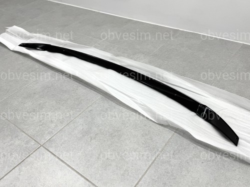 Спойлер лип Hyundai Elantra CN7 21+ ABS пластик, цвет черный глянец