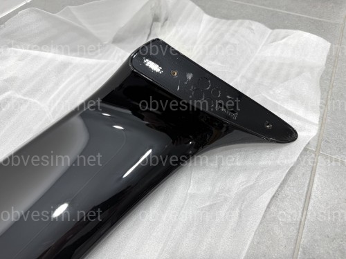 Спойлер на багажник Mitsubishi Lancer 9 2004-2009 со стопом  ABS пластик, цвет черный глянец