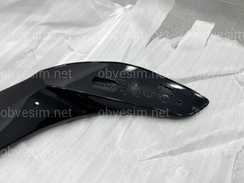 Спойлер со стоп сигналом Hyundai Elantra 2010-2015 ABS пластик, цвет черный глянец