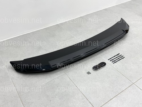 Спойлер багажника Ford Mustang 2010-2014 ABS пластик, цвет черный глянец