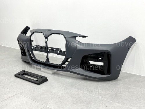 Передний бампер M paket BMW 4 series G22 G23 2020-