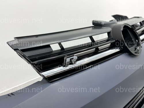Передний бампер R Style Volkswagen Golf 7.5 2017-2021