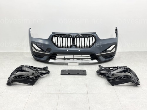 Передний бампер BMW X1 F48 2019-2022