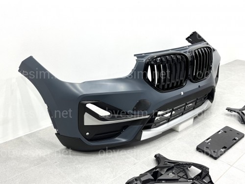Передний бампер BMW X1 F48 2019-2022
