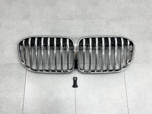 Решетка радиатора ноздри BMW 7 Series G11 / G12 2020-2023 хром
