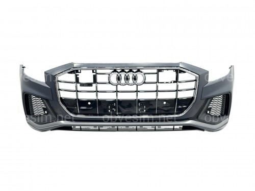 Бампер передний в сборе S-Line для Audi Q8 2018-2024