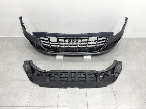 Бампер передний в сборе S-Line для Audi Q8 2018-2024