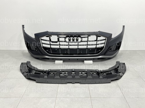 Бампер передний в сборе S-Line для Audi Q8 2018-2024