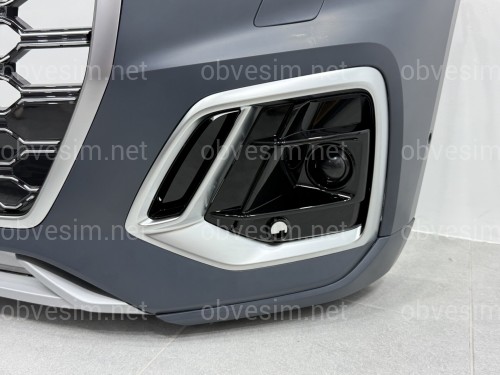 Бампер передний в сборе S-Line CHROME для Audi Q5 2021-2024