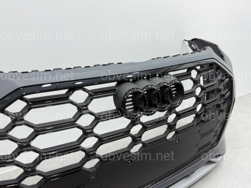 Бампер передний в сборе S-Line BLACK для Audi Q5 2021-2024