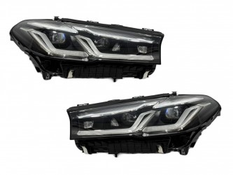 Фары Adaptive LED LCI 2020+ рестайлинг для BMW G30 / G31 2016-2020 2шт. с заменой бампера на 20+