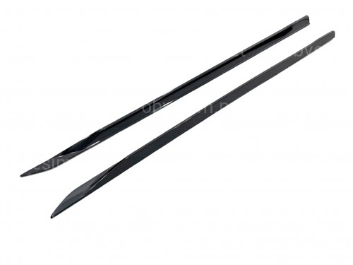 Лезвия под пороги M-Performance BMW 5 series G60 G61 2024- 2шт. черный глянец