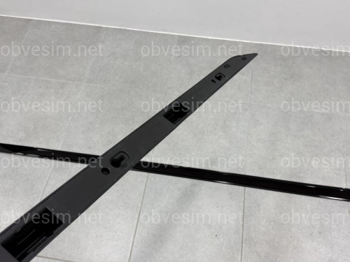 Лезвия под пороги M-Performance BMW 5 series G60 G61 2024- 2шт. черный глянец