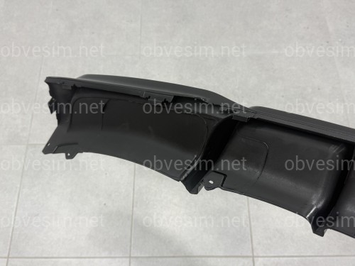 Диффузор накладка заднего бампера M-Performance BMW 3 series F30 2012-2018 под одну выхлопную трубу ГЛЯНЦЕВЫЙ 0----