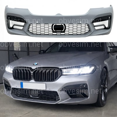 Передний бампер M5 F90 стиль BMW 5 Series G30 G31 LCI 2020-2023