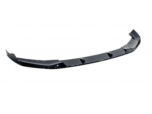 Юбка накладка переднего бампера M Performance BMW 5 series G30 G31 2017-2020 , черный глянец