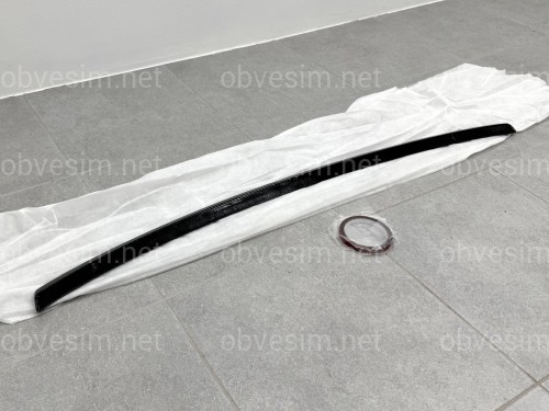 Спойлер лип багажника BMW 3 Series E46 1999-2005 ABS пластик, цвет черный глянец