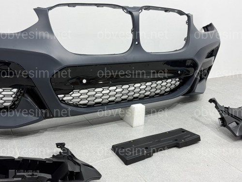 Передний бампер M paket BMW X3 G01 / X4 G02 2018-2021