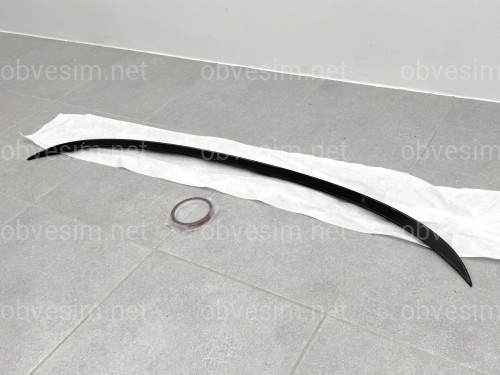 Спойлер лип багажника BMW 3 Series E90 2005-2011 ABS пластик, цвет черный глянец