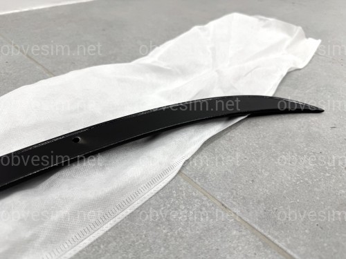 Спойлер лип багажника BMW 3 Series E90 2005-2011 ABS пластик, цвет черный глянец