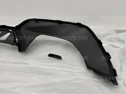 Диффузор заднего бампера + насадки выхлопа M-Performance М340 BMW 3 series G20 2018-2021