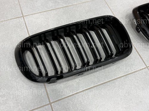 Решетка радиатора ноздри стиль X5M X6M BMW X5 F15 / F16 2013-2018 2шт.