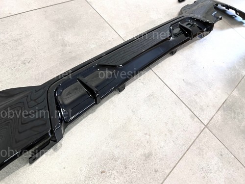 Диффузор заднего бампера M-Performance BMW 3 series G20 2018-2021