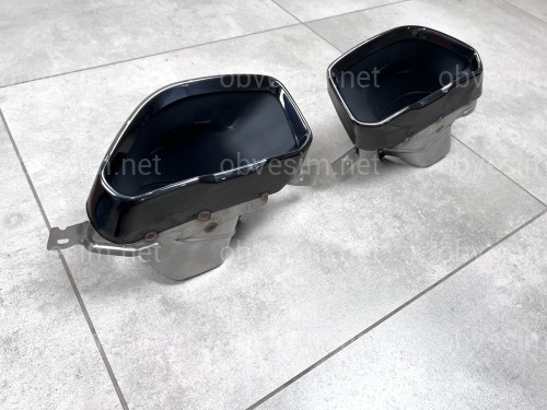Диффузор заднего бампера + насадки выхлопа M-Performance М340 BMW 3 series G20 2018-2021