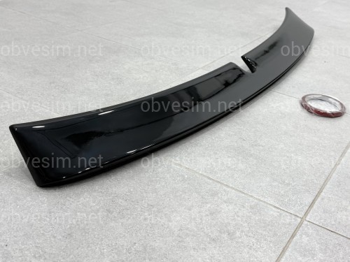 Козырек на стекло Mercedes-Benz E class W211 2003-2009 ABS пластик, цвет черный глянец