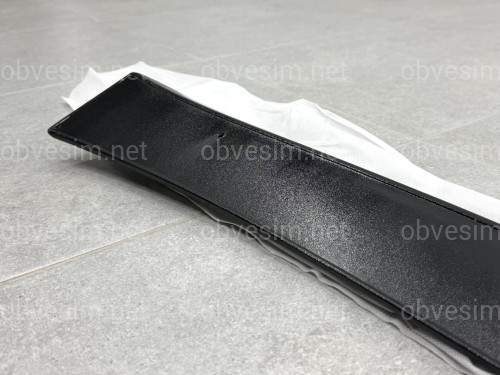 Козырек на стекло Mercedes-Benz E class W211 2003-2009 ABS пластик, цвет черный глянец