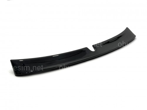 Козырек на стекло Mercedes-Benz E class W211 2003-2009 ABS пластик, цвет черный глянец