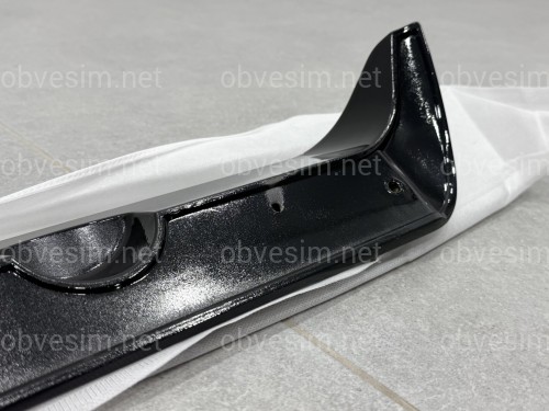 Спойлер козырек на крышку багажника Hyundai Tucson 2004-2014 ABS пластик, цвет черный глянец