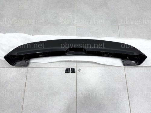 Спойлер козырек Subaru Forester 2008-2012 ABS пластик, цвет черный глянец