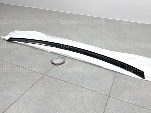 Спойлер лип багажника Skoda Octavia A7 2013-2020 ABS пластик, цвет черный глянец