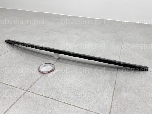 Спойлер лип багажника Skoda Octavia A7 2013-2020 ABS пластик, цвет черный глянец