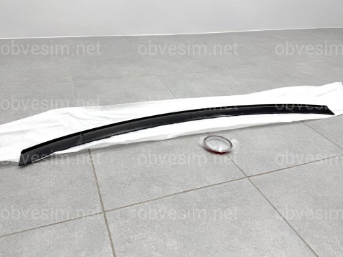 Спойлер лип багажника Skoda Octavia A7 2013-2020 ABS пластик, цвет черный глянец