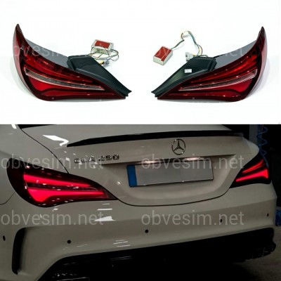 Задние LED фонари Mercedes CLA-Class C117 2013-2018