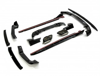 Комплект обвеса M paket LCI Paradigm Black Knight для BMW X5 G05 2023+, цвет черный глянец