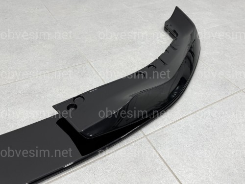 Накладка переднего бампера M-Performance стиль AC Schnitzer для BMW 5 series G30 G31 2016-2020 ABS пластик, черный глянец