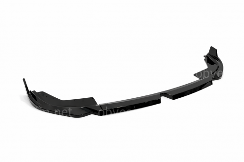 Юбка накладка переднего бампера M-Performance BMW 3 series G20 G21 LCI 2022+ ABS пластик, цвет черный глянец