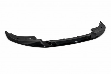 Юбка переднего бампера BMW 4 series G22 2020+ ABS пластик, черный глянец