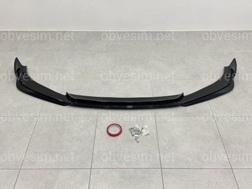 Юбка переднего бампера M3 CS для BMW 3 series G20 G21 2018-2022 ABS пластик, черный глянец