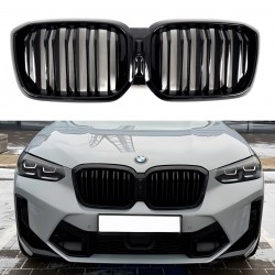 Решетка радиатора ноздри M стиль BMW X3 G01 X4 G02 2022-2024